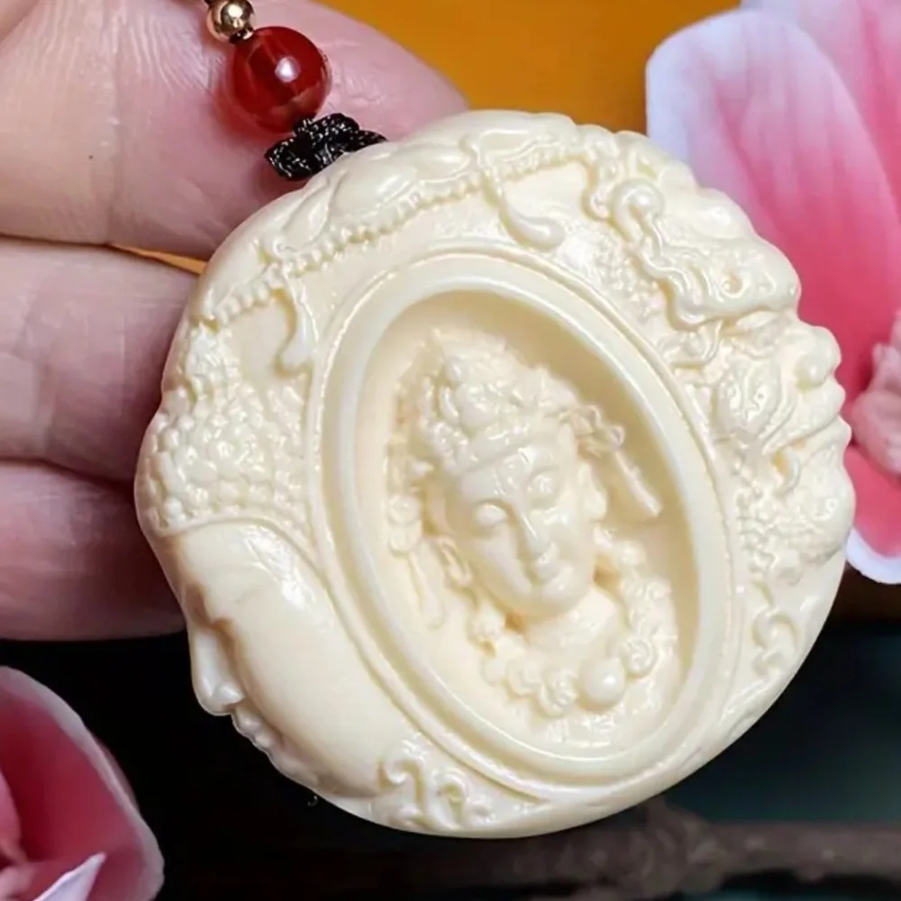 Carved necklace